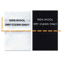 100% WOOL - Garment Care Label