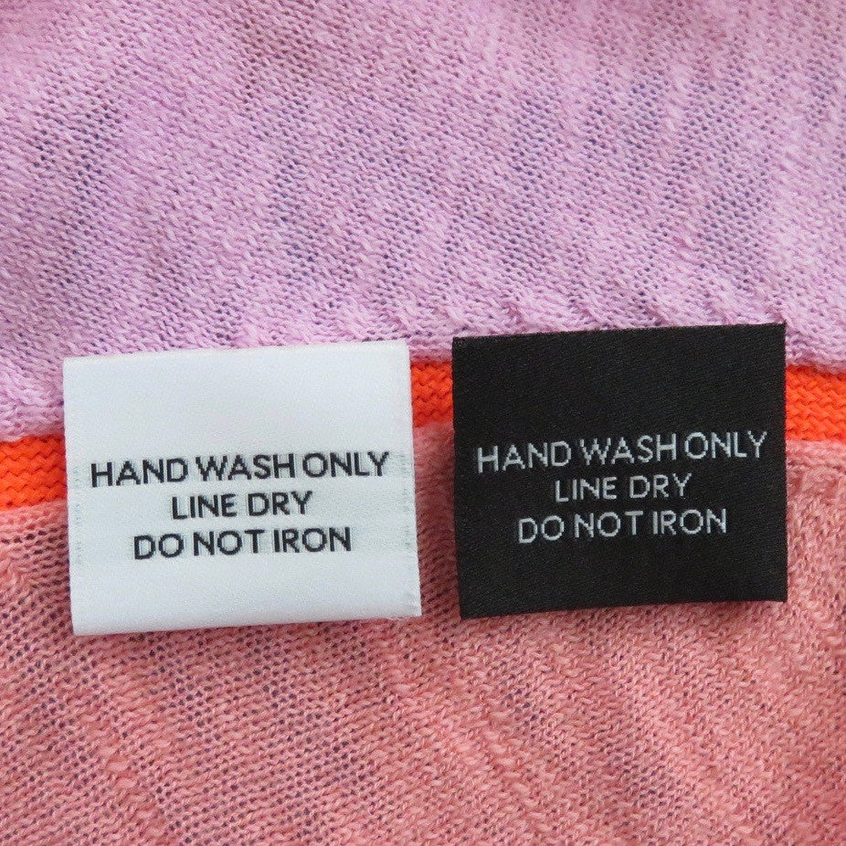 HAND WASH ONLY - Garment Care Label