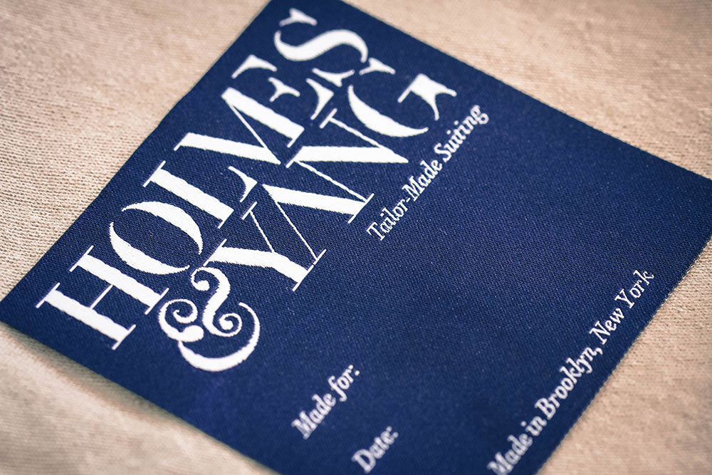 Custom Damask Woven Label