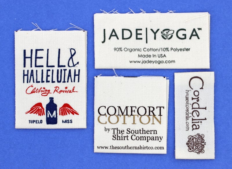 Custom Cotton Printed Label