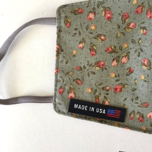 Iron On Made in USA Flag Woven Label