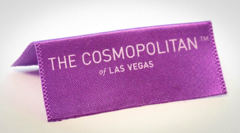 Custom Dye Satin Printed Label