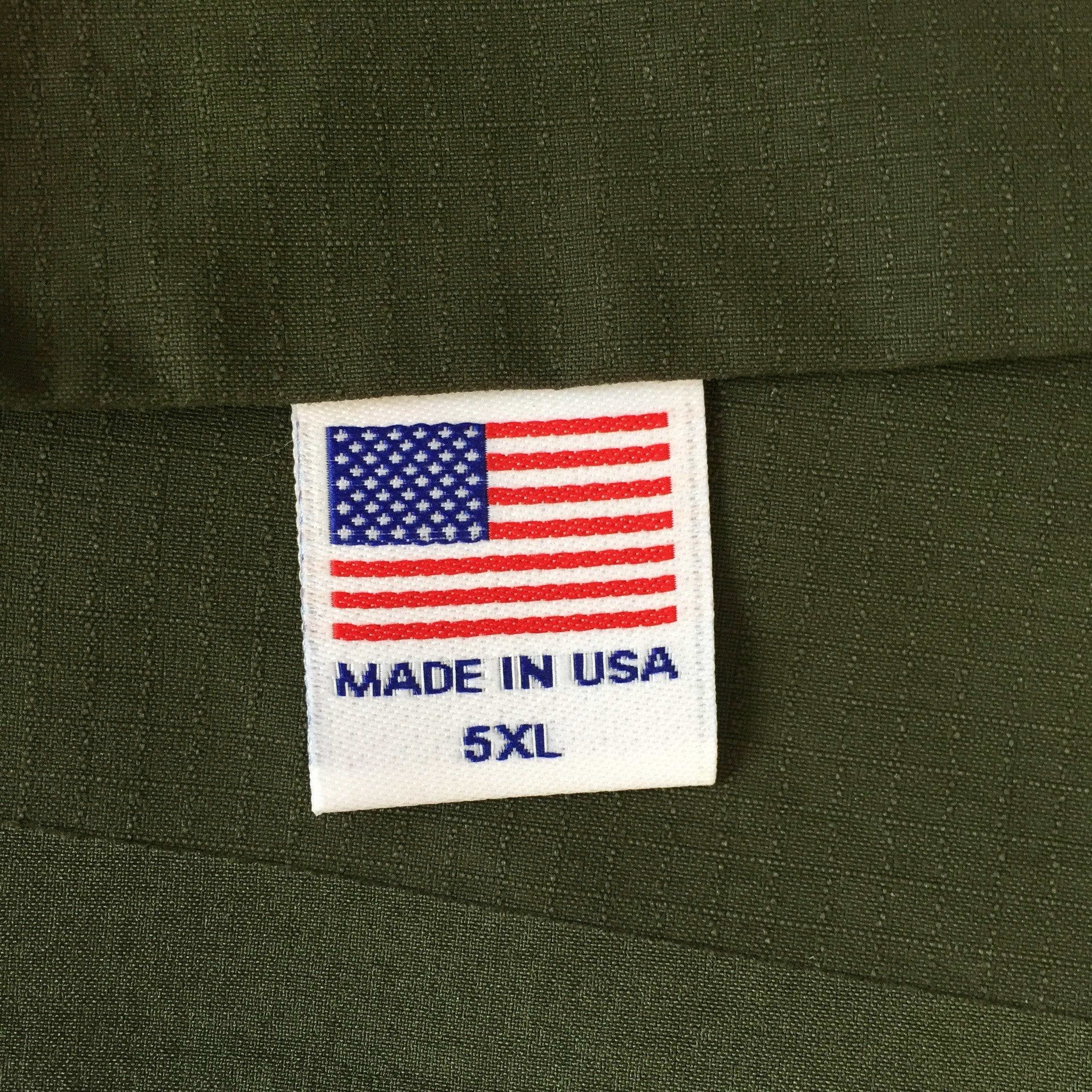 USA FLAG Clothing Size Labels (3XL-5XL)