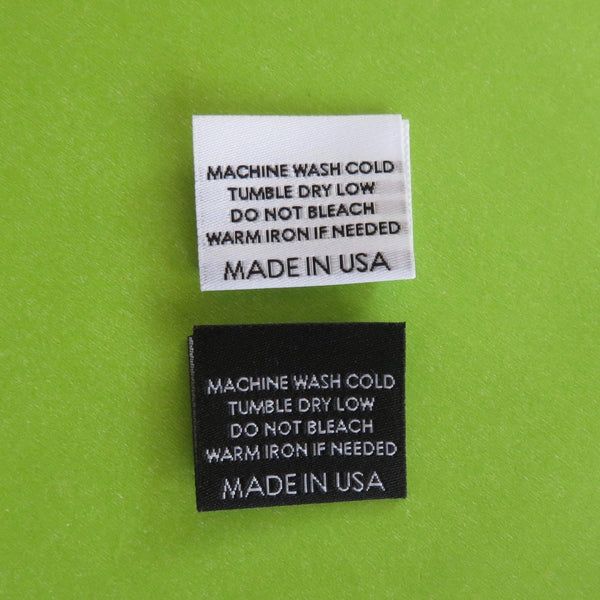 HAND WASH ONLY (MADE IN USA) - Garment Care Label - CRUZ LABEL
