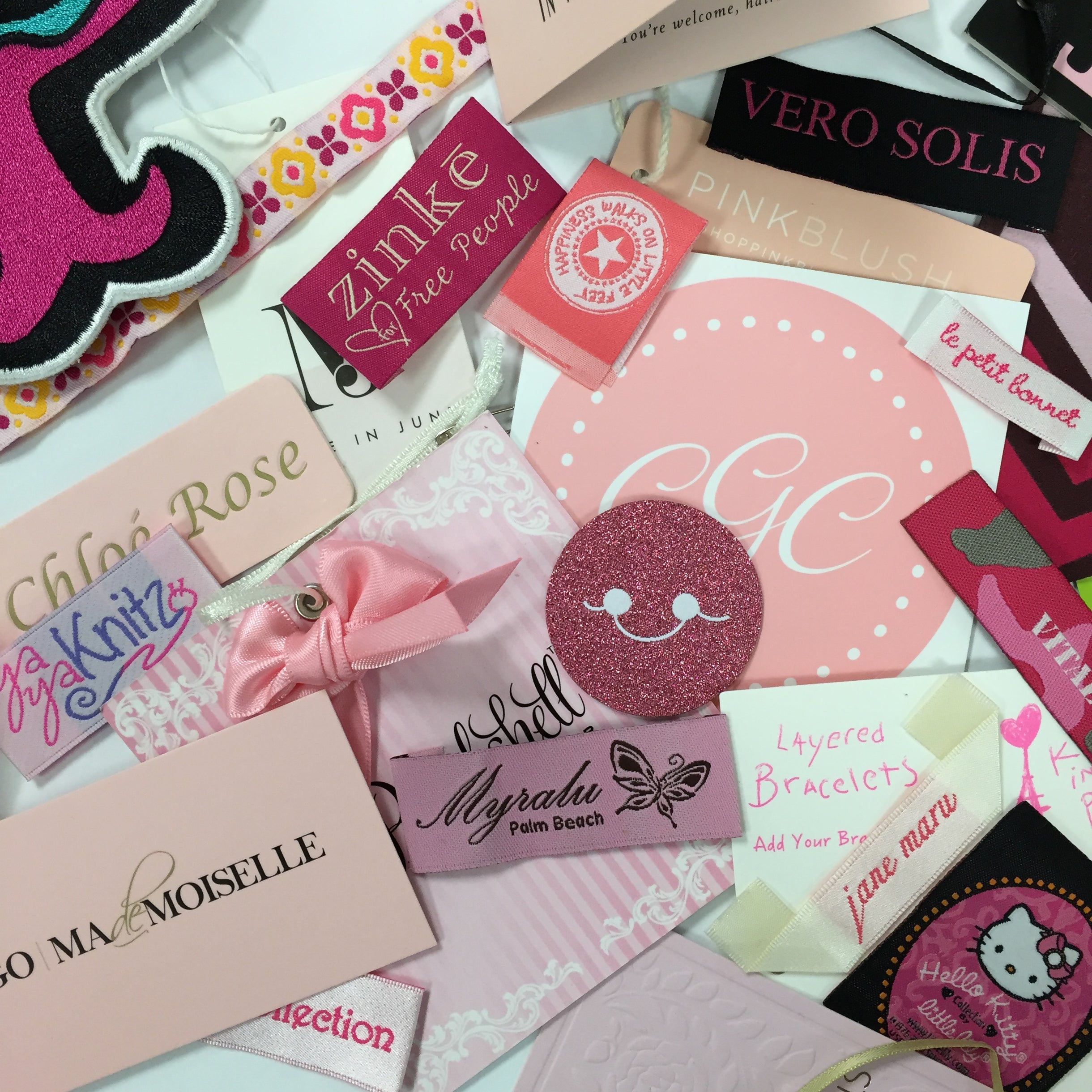 Woven Clothing Label Sample Pack - CRUZ LABEL