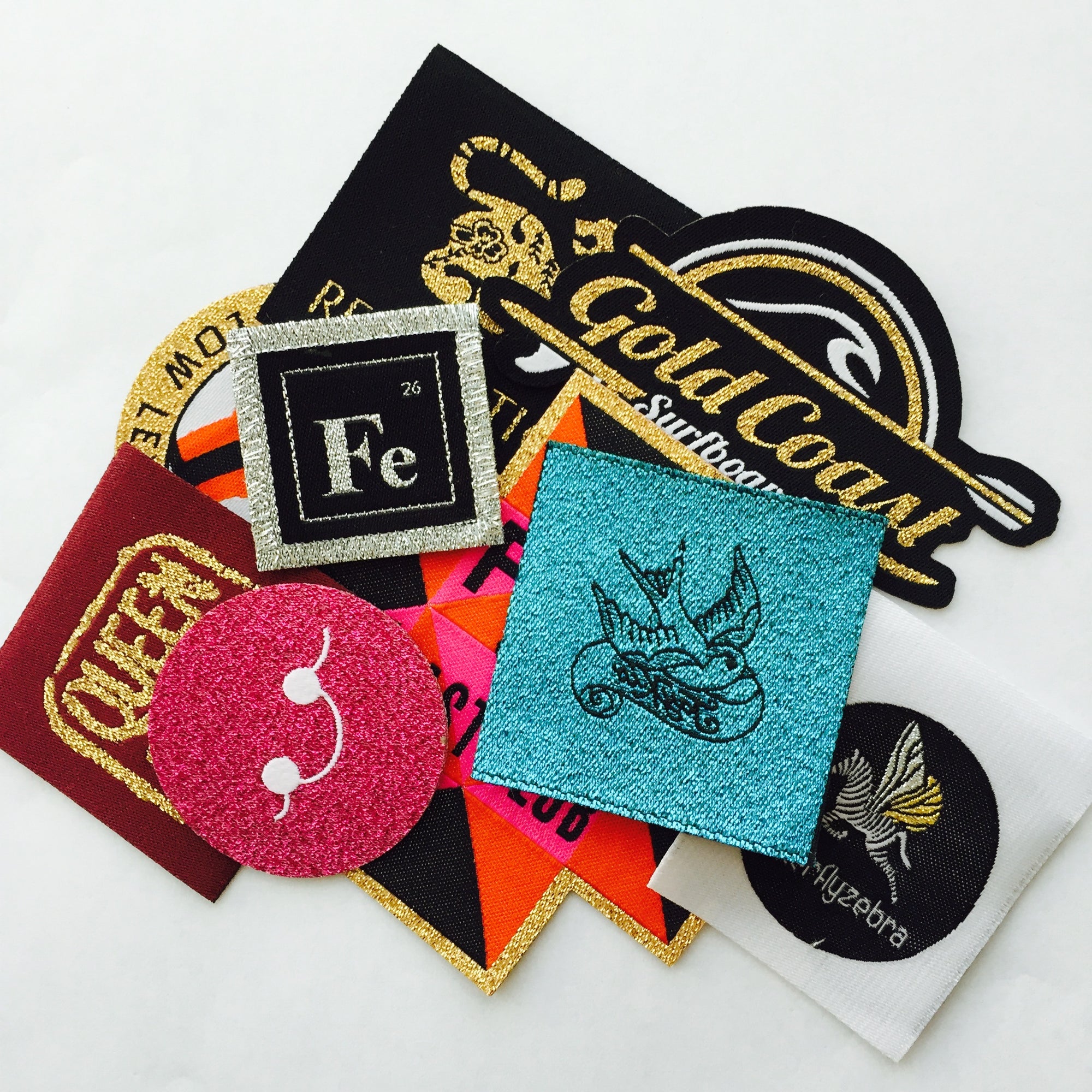 Woven Clothing Label Sample Pack CRUZ LABEL