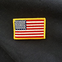 American Flag Embroidered Patch (2 1/8" X 1 3/8")