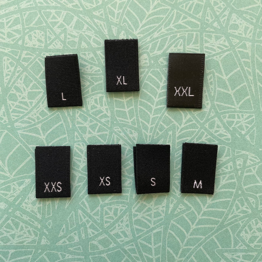 Your Woven Clothing Label Source | Size Labels | Sewing Labels | Name ...
