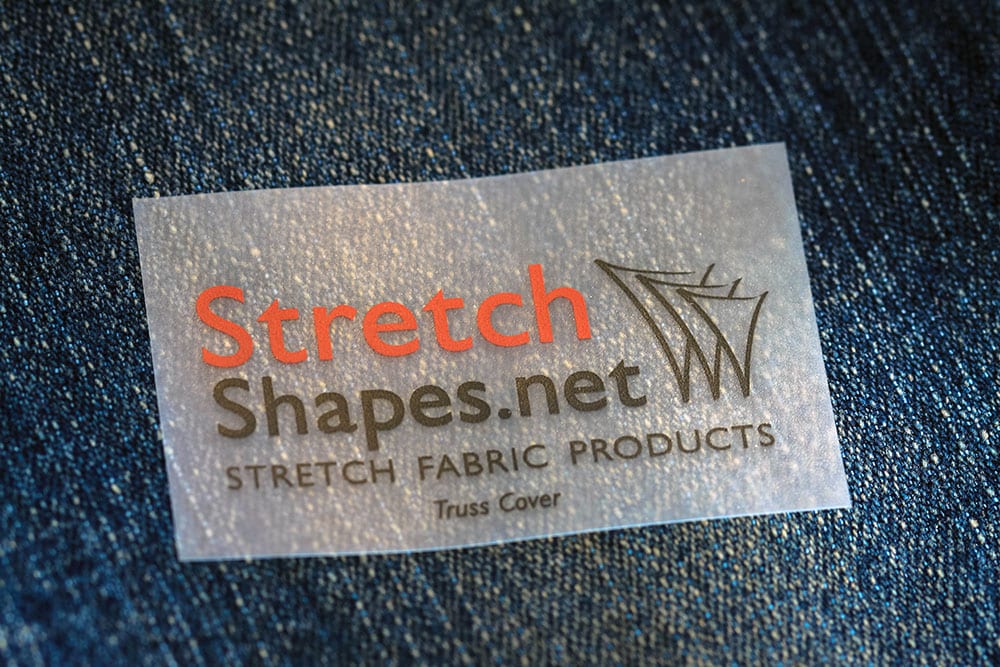 Custom Text Woven Label with Two Sides