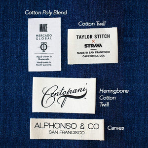 Custom Cotton Printed Label